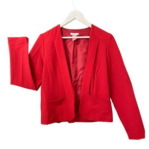 ABN Double Breasted Blazers Casual Long Sleeve Open Front Jackets Work Suits S